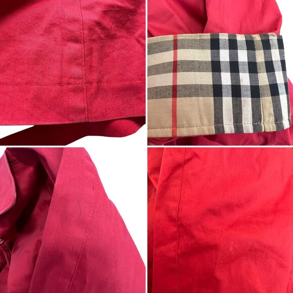 Burberry Red Trench Coat - Picture 7 of 11